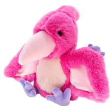 Worlds Softest Small Hot Pink Pterosaur Stuffed Animal For Baby Toddler Kidssoft Huggable Dinosaur Made From Kidfriendly