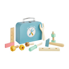 Mud Pie Childrens Wooden Tool Box Set