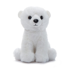 The Petting Zoo Polar Bear Stuffed Animal Plushie Gifts For Kids Wild Onez Babiez Zoo Animals Polar Bear Plush Toy 6 Inches