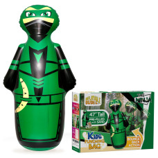 Inflatable Dudes Ninja 47 Inches Kids Punching Bag Already Filled With Sand Bop Bag Inflatable Punching Toy Party Games