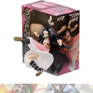 Banpresto Kamado Nezuko 13Cm Vibration Stars Statue Figurine Bundled With 1 Acg Compatible Theme Trading Card 17182