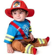 Spooktacular Creations Halloween Baby Mini Firefighter Costume Toddler Fireman Costume Unisex For Boys And Girls Halloween Even