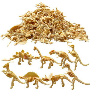 Havagdtm 110Pcs Dinosaur Fossil Skeleton Dinosaur Skeleton Toys Assorted Figures Dino Bones For Birthday Party Science Play Dino