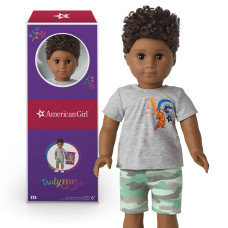 American Girl Truly Me 18Inch Doll 113 With Brown Eyes Darkbrown Hair Deep Skin Shorts And Tshirt For Ages 6