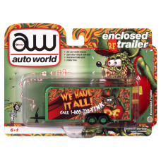 Auto World Enclosed Trailer Rat Fink Awsp106 Hobby Exclusive