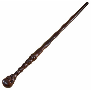 Handicraftviet Skull Wand Handcrafted Real Wood Grain Wizard Magic Wand For Adults Kids To A Magical Adventure 15In Great Gi