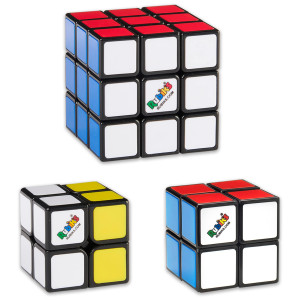 Rubiks Cube Learn To Solve Bundle 3X3 Cube 2X2 Mini Apprentice Puzzle Game Fidget Toys Christmas Gifts For Kids Stocking Stu