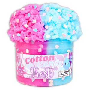 Cotton Candy Frost 8Oz Icee Textured Slime Handmade In Usa Dope Slimes