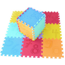 Qqpp Eva 18 Tiles Baby Play Mat For Playing Interlocking Foam Floor Mats For Tummy Time Crawling Puzzle Flooring Tiles With