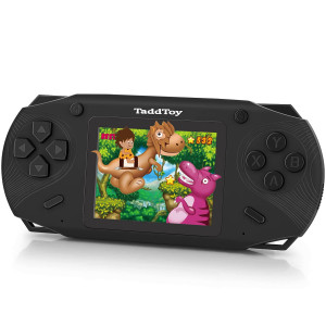 Taddtoy 16 Bit Handheld Game Console For Kids Adults 30 Large Screen Preloaded 200 Classic Portable Retro Video Handheld Gam