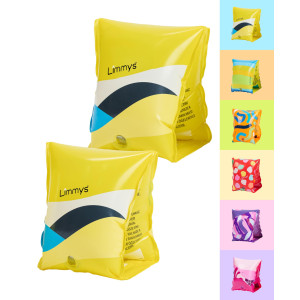 Limmys Premium Quality Arm Floaties For Kids 16 Years Old Inflatable Water Wings For Swimming Yellow