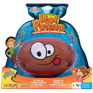 Ideal Alex Electronic Hot Potato Party Game Musical Potatopassing Game Plush Batterypowered Spud Fastpaced Preschool F