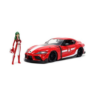 Jada Toys Robotech 124 2020 Toyota Supra Diecast Car W 275 Miriya Sterling Figure Toys For Kids And Adults