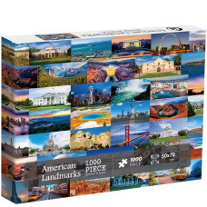 United States Nature Travel Puzzle For Adults Best Places In America Landscape Puzzle 1000 Pieces Usa Landmarks Jigsaw Puzzles