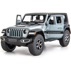 Wakakac Compatible For 7 Door Wrangler Toy Car 132 Diecast Pull Back Model Car With Sound And Light Toy Vehicle Cars For Kids