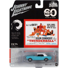 Johnny Lightning Jlpc008 Pop Culture 1965 Car Mustang 007 60 Years Bond