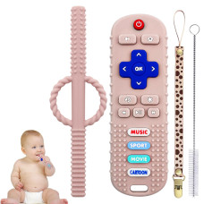 Baby Remote Teething Toys For 36 Months Silicone Remote Teether For Baby Chew Remote Control Toys 612 Months Bpa Free