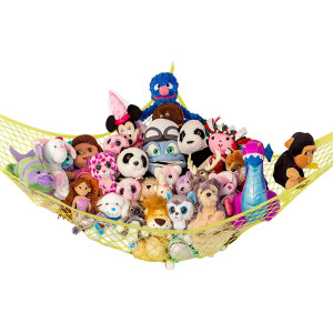 Lillys Love Standard Stuffed Animal Net Hammock For Plushie Toys Corner Hanging Organizer For Your Teddy And Stuffy Collectio