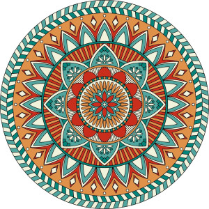 Hard Puzzles For Adults 1000 Pieces And Up Round Mandala Puzzle Colorful Gradient Puzzle 1000 Piece Impossible Difficult Jigs