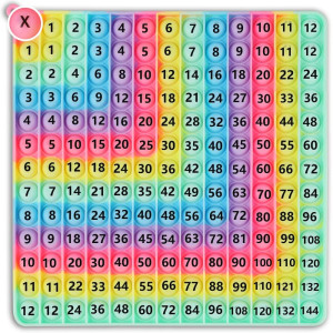 Ekmemoryfish Multiplication Game Table Division Flash Cards 3Rd Grade Popup Fidget Math Toy Create Various Math Learning Toy