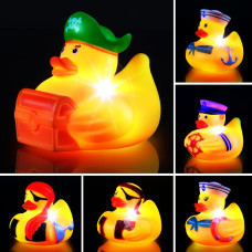 Bath Toys For Toddlers 13 Light Up Bath Toys Rubber Ducks Toddler Bath Toys For 1 2 3 4 Year Old Boy Girl Idea Birthday Gifts F