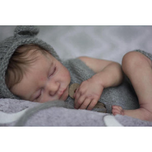 Icradle Lovely Real Look Reborn Baby Doll 19 Inch 48 Cm Full Body Vinyl Silicone Baby Doll Boy Anatomically Correct Rooted Hair