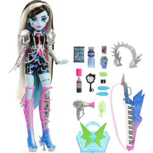 Monster High Doll Amped Up Frankie Stein Rockstar With Instrument Performancethemed Accessories Like Headphones