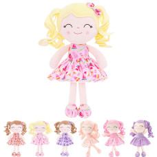 Gloveleya Doll Baby Dolls Soft Doll Baby Girl Gifts Curly Hair Ice Cream Dress Spring Girl 12Inches