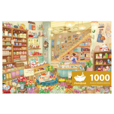 Puzzles For Adults 1000 Pieces Momibook Jigsaw Puzzles Of Carefree Store Painting Image 75X50Cm295X197 Toys Game Puz