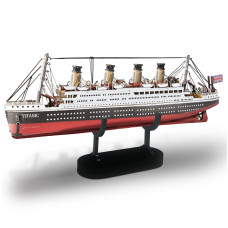 Piececool 3D Puzzles For Adults Titanic Metal Ship Model Building Kits Difficult Watercraft Cruise Diy Arts And Crafts Birthda