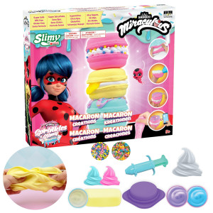 Miraculous Ladybug Sprinkles N Slimy Macarons Slime Kit For Girls And Boys Role Play Toys For Kids With Macaron Maker Cre