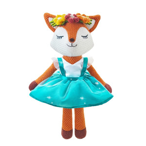 Justqunseen Fox Stuffed Animal Fox Plush Toys Stuffed Animals For Girls Soft Ballerina Doll Animal Toy Christmas Birthday Gifts