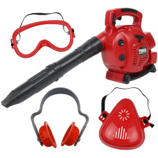 Teganplay Kids Leaf Blower Toddler Landscaping Gardening Tools And Equipments Includes Mask Safety Goggles And Earmuffs