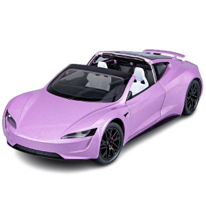 124 Roadster Diecast Toy Car For Collectors Boys Or Girls Alloy Diecast Car Model Roadster Model Car Pull Back Vehicles Wit