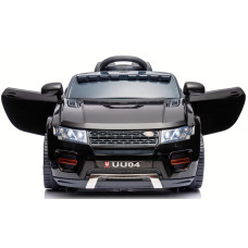 U Urideon 12V Ride On Car Battery Powered Electric Cars For Kids Remote Control Music Black