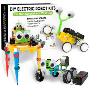 Diy Robotic Science Kits For Kids Age 812 68 Stem Projects For Kids Ages 812 Building Robot Kit Experiments Educational To