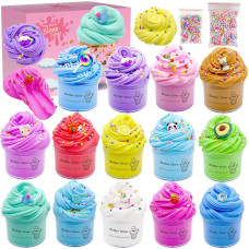 14 Pack Butter Slime Kit Soft Nonsticky Birthday Gifts For Girl And Boys Easter Party Favors Or Christmas Stocking Fillers