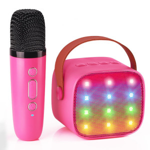 Yll Kids Karaoke Machine Portable Bluetooth Speaker With Wireless Microphone For Kids Music Toys Gifts For Girls 5 6 7 8 9