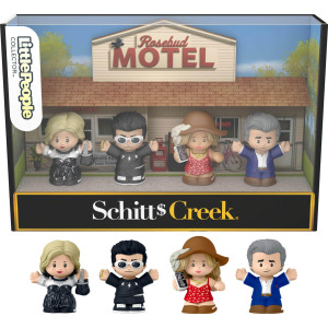 Little People Collector Schitts Creek Tv Series Special Edition Set For Adults Fans 4 Figures In Display Package