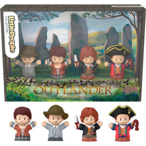 Little People Collector Outlander Tv Show Special Edition Set For Adults Fans 4 Figures In A Display Box