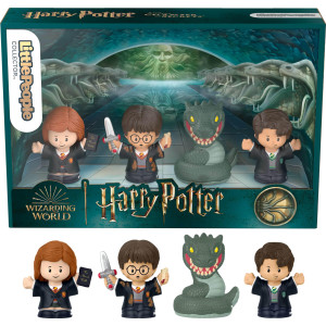 Little People Collector Harry Potter And The Chamber Of Secrets Movie Special Edition Set For Adults Fans 4 Figures In Displa