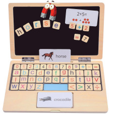 My First Laptop Montessori Toddler Toys Perfect Toy Gifts 3 4 5 6 7 8 Boys Girls Birthday Gift Fun Learning Preschool Learning