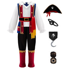 Relibeauty Pirate Costume For Boys Costume Kids Toddler 4T4110