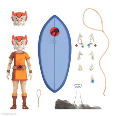 Super7 Ultimates Thundercats Wilykat 7 Thundercats Action Figure With Accessories Classic Cartoon Collectibles And Retro To