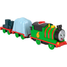 Thomas Friends Motorized Toy Train Talking Percy Batterypowered Engine With Sounds Phrases For Pretend Play Preschool Kids