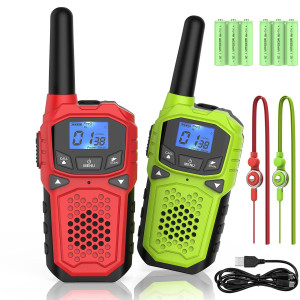 Walkie Talkies For Adults Woktok Long Range Two Way Radio For Camping Hiking Hand Held Hiking Accessories Camping Gear Xmas Bir