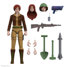 Super7 Ultimates Gi Joe Cover Girl 7 Gi Joe Action Figure With Accessories Super7 Classic Cartoon Collectibles And Re