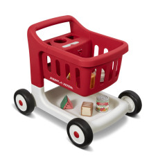 Radio Flyer Scan Sort Shopping Cart With Lights Sounds Baby Walker With Wheels Red Shopping Cart For Kids Ages 1