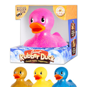 Giant Rubber Duck 105 Inches Our Large Rubber Duck Provides Big Rubber Ducky Fun In A Cute Custom Giftable Box Traditio