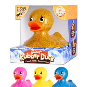 Giant Rubber Duck 105 Inches Our Large Rubber Duck Provides Big Rubber Ducky Fun In A Cute Custom Giftable Box Traditio